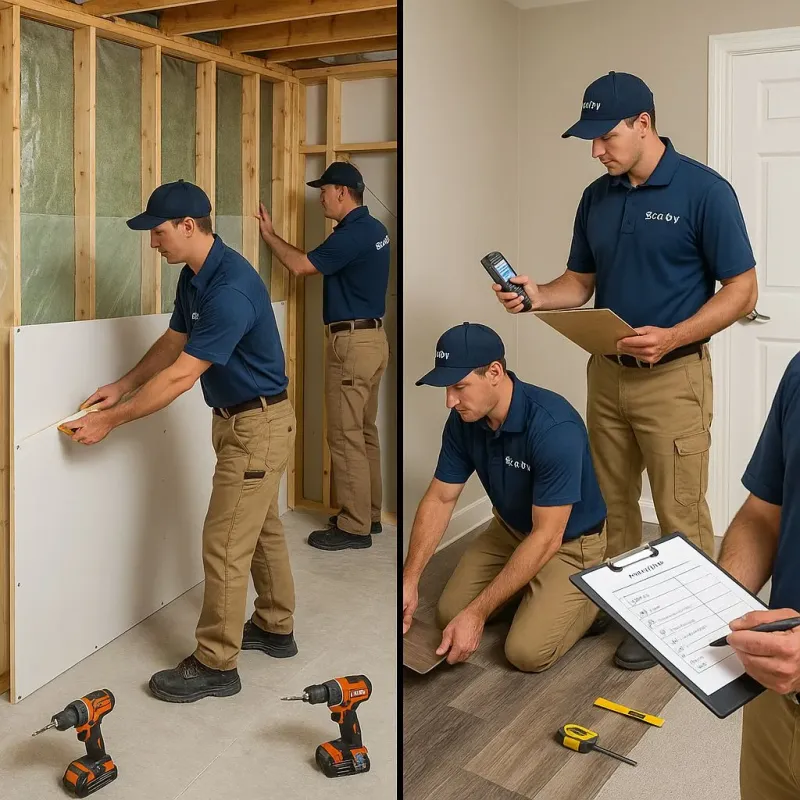 Repairs and Reconstruction process in Laureldale, PA