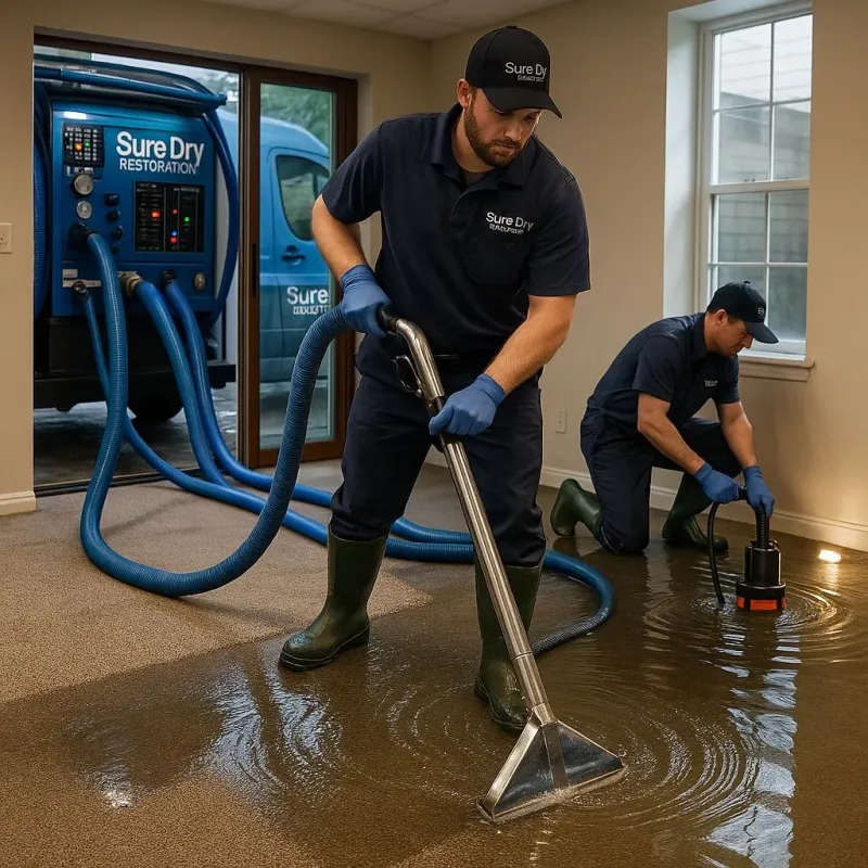 Water Extraction and Removal process in Laureldale, PA